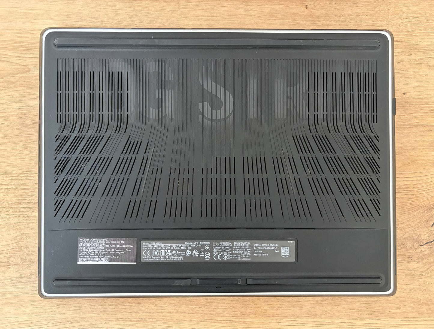 ASUS ROG Strix SCAR 16 2025 - RTX 5090 - Ultra 9 - 64 Go - 2 To